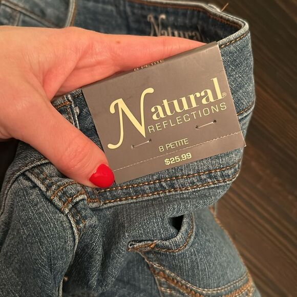 Natural Reflections Womens Comfort Stretch High Rise Skinny Denim Jeans - Picture 7 of 7